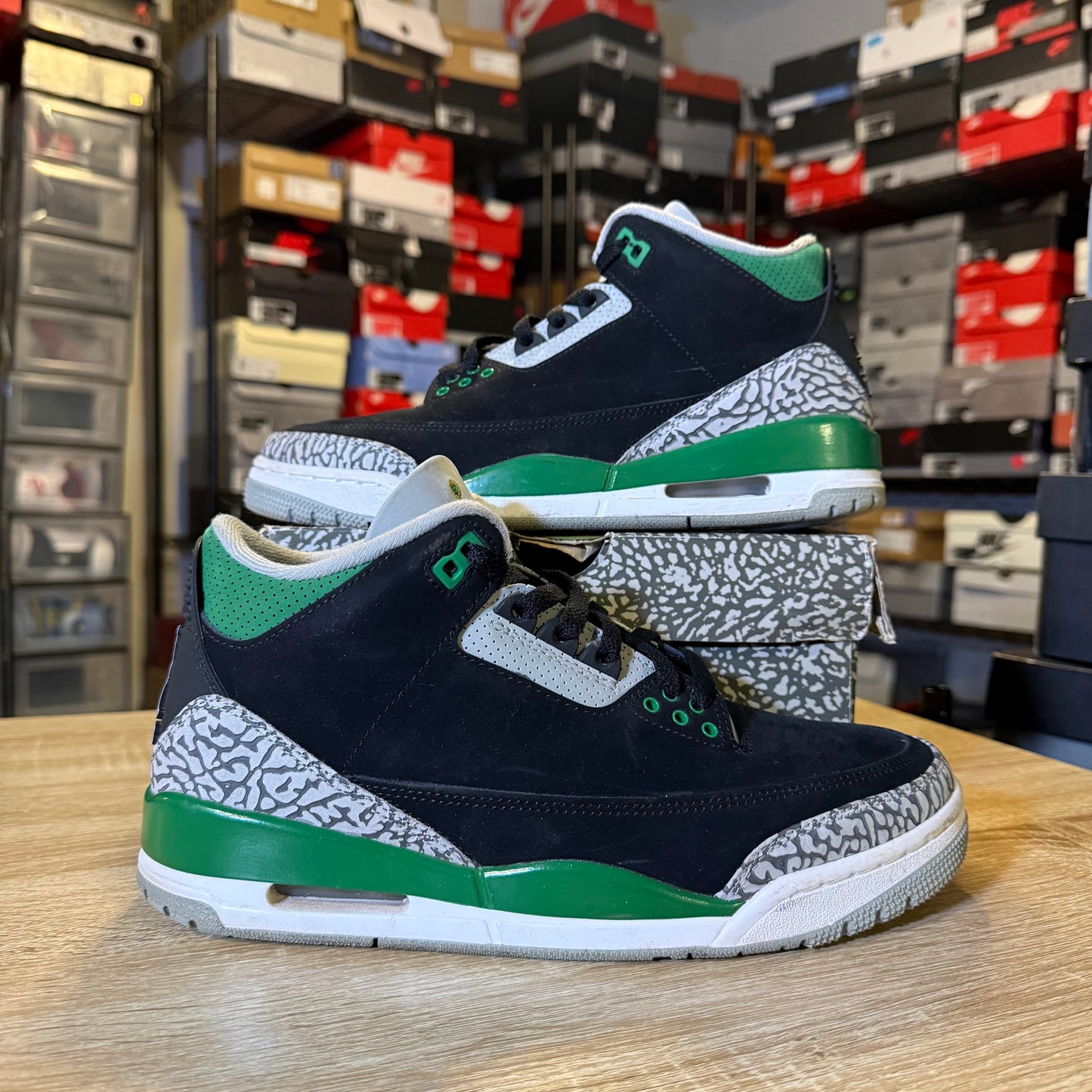 Size 8 - AJ 3 Pine Green