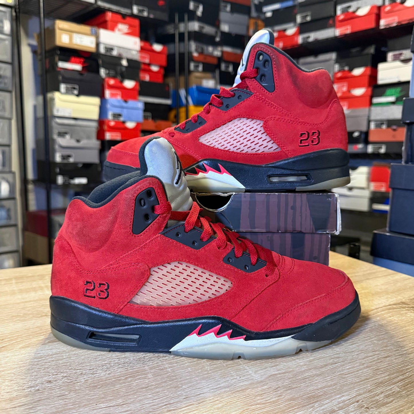 Size 9.5 - AJ 5 Raging Bull