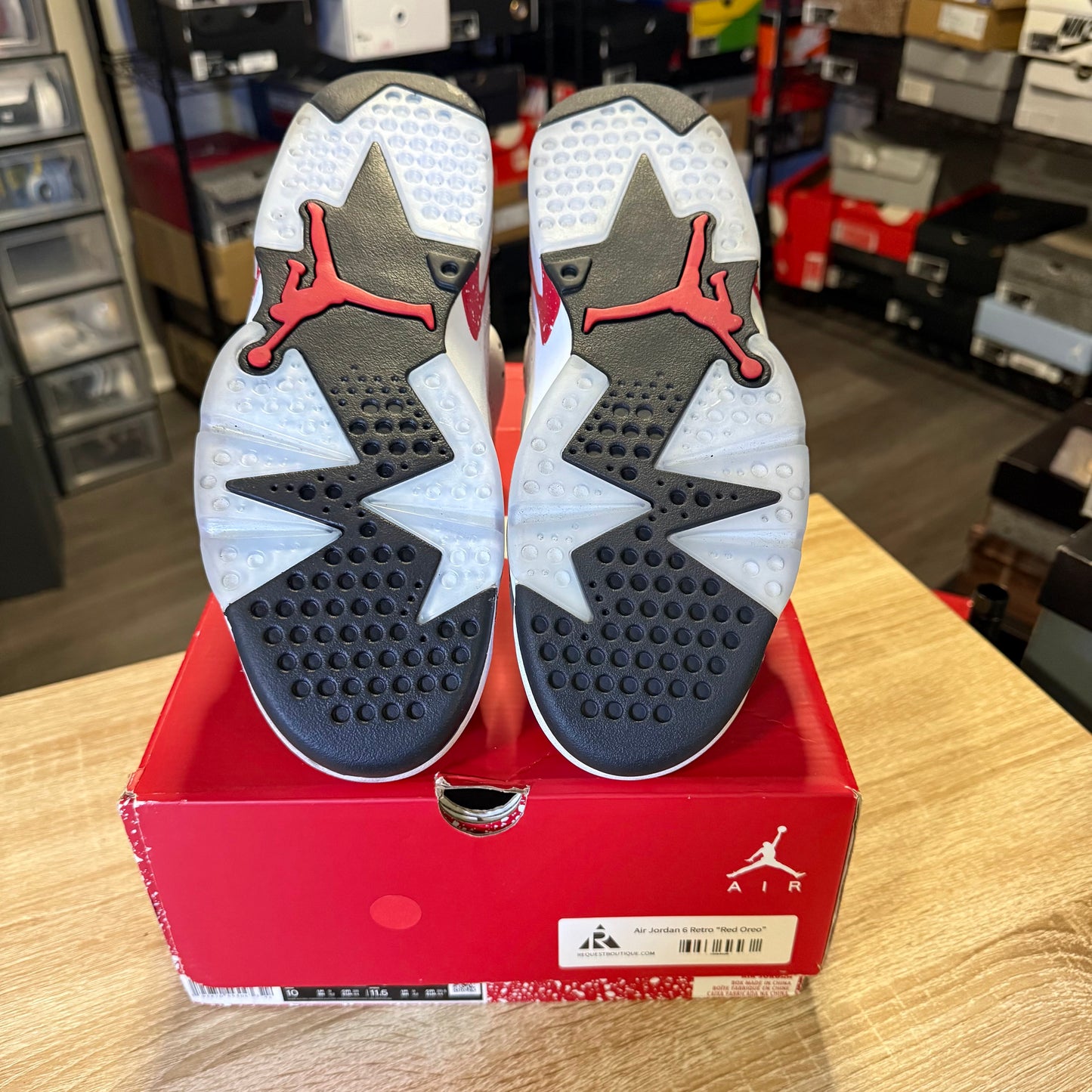 Size 10 - AJ 6 Red Oreo Size 10