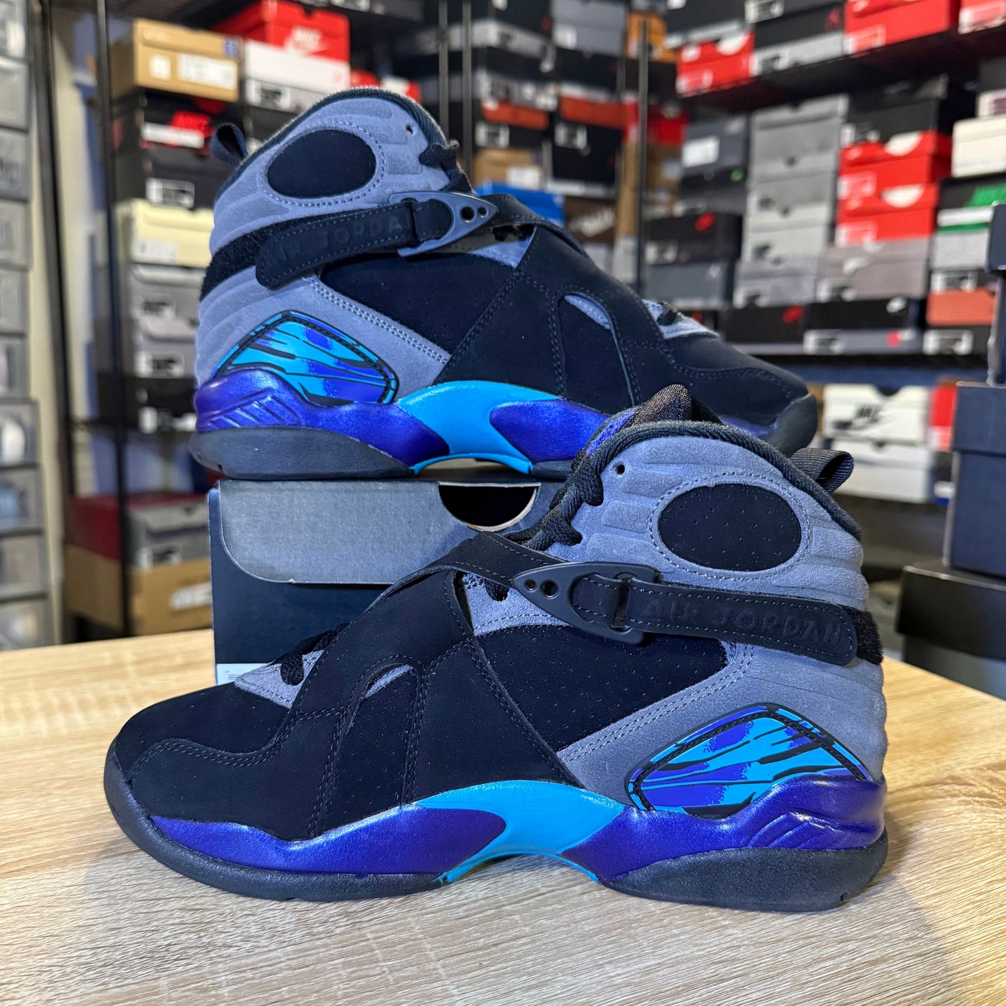 Size 6.5Y - AJ 8 Aqua
