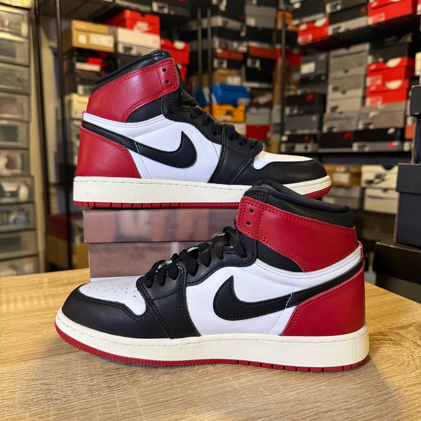Size 6.5 - AJ 1 Black Toe