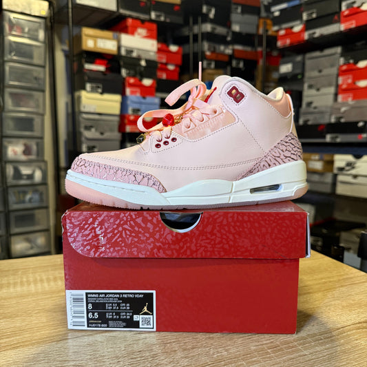 Size 6.5 M - AJ 3 Valentines