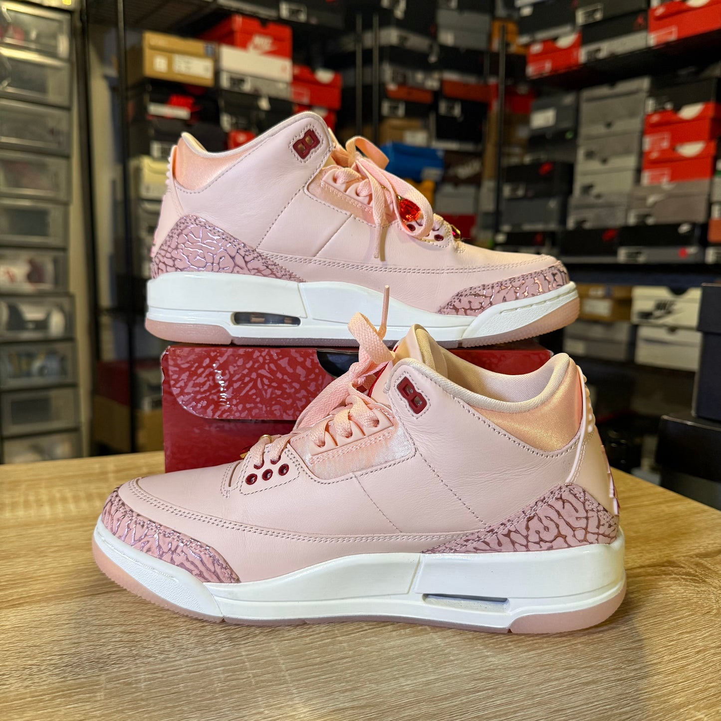 Size 6.5 M - AJ 3 Valentines