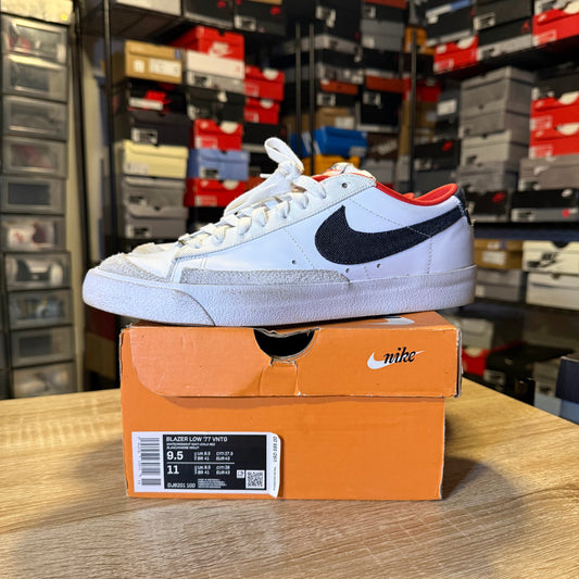 Size 9.5 - Blazer '77 Vintage Low White Midnight Navy