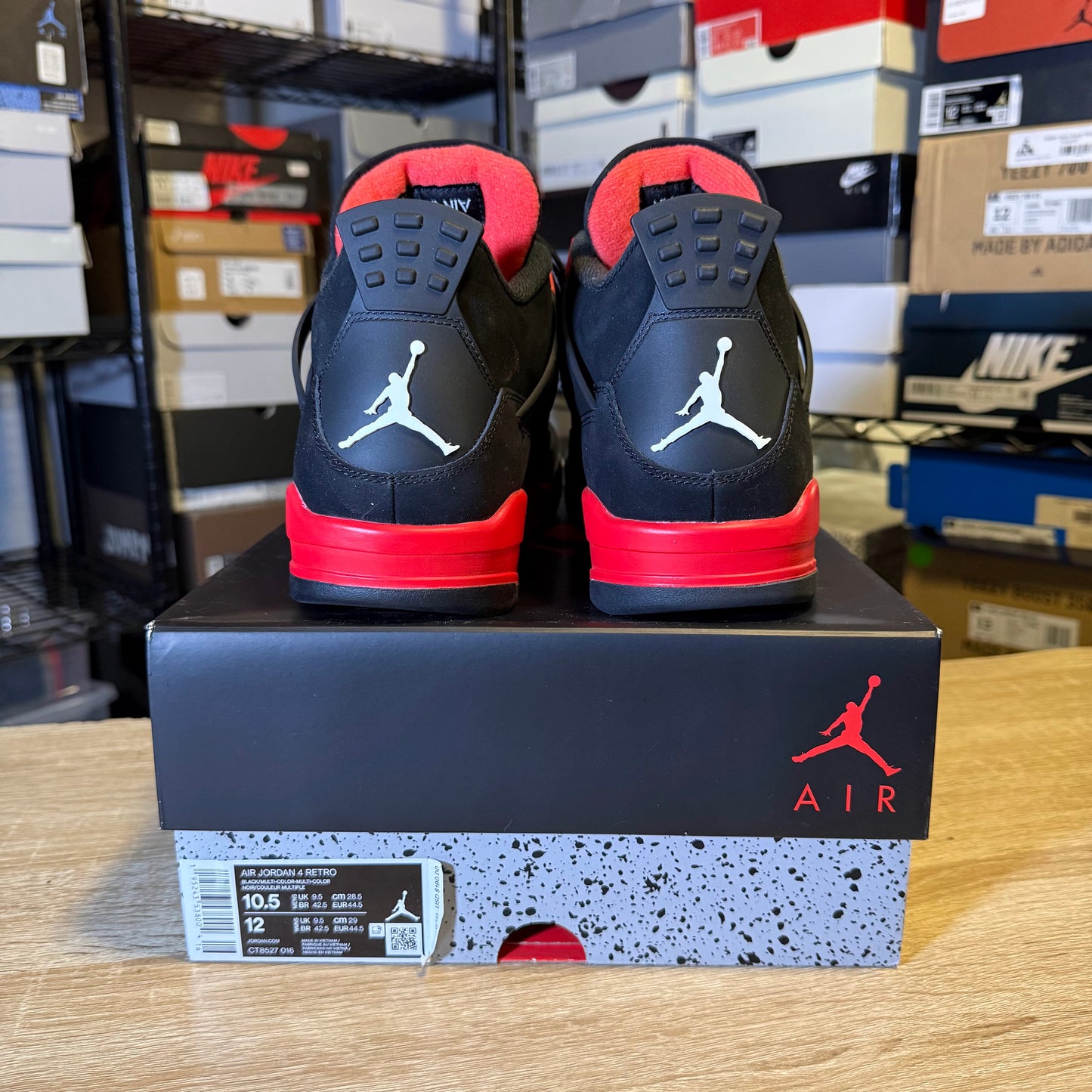 Size 10.5 - AJ 4 Retro Mid Red Thunder