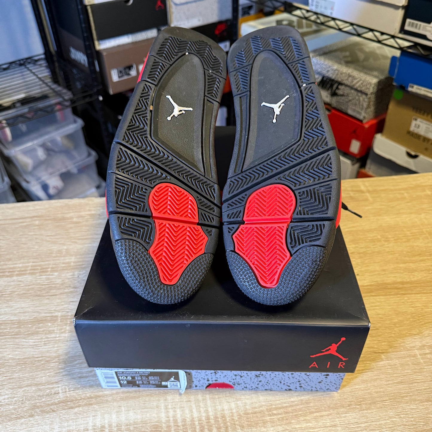 Size 10.5 - AJ 4 Retro Mid Red Thunder