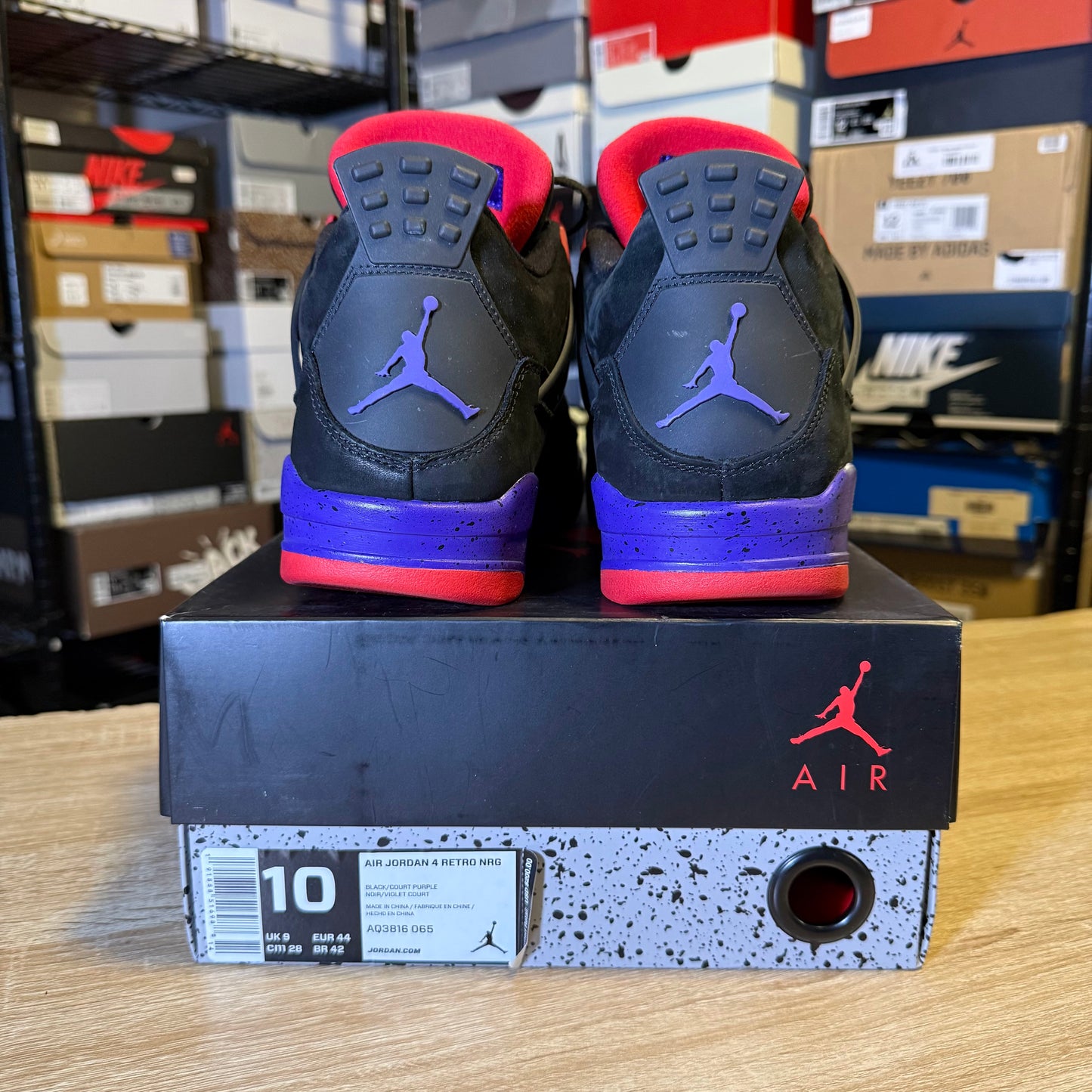 Size 10 - AJ 4 Retro NRG Raptors 2018