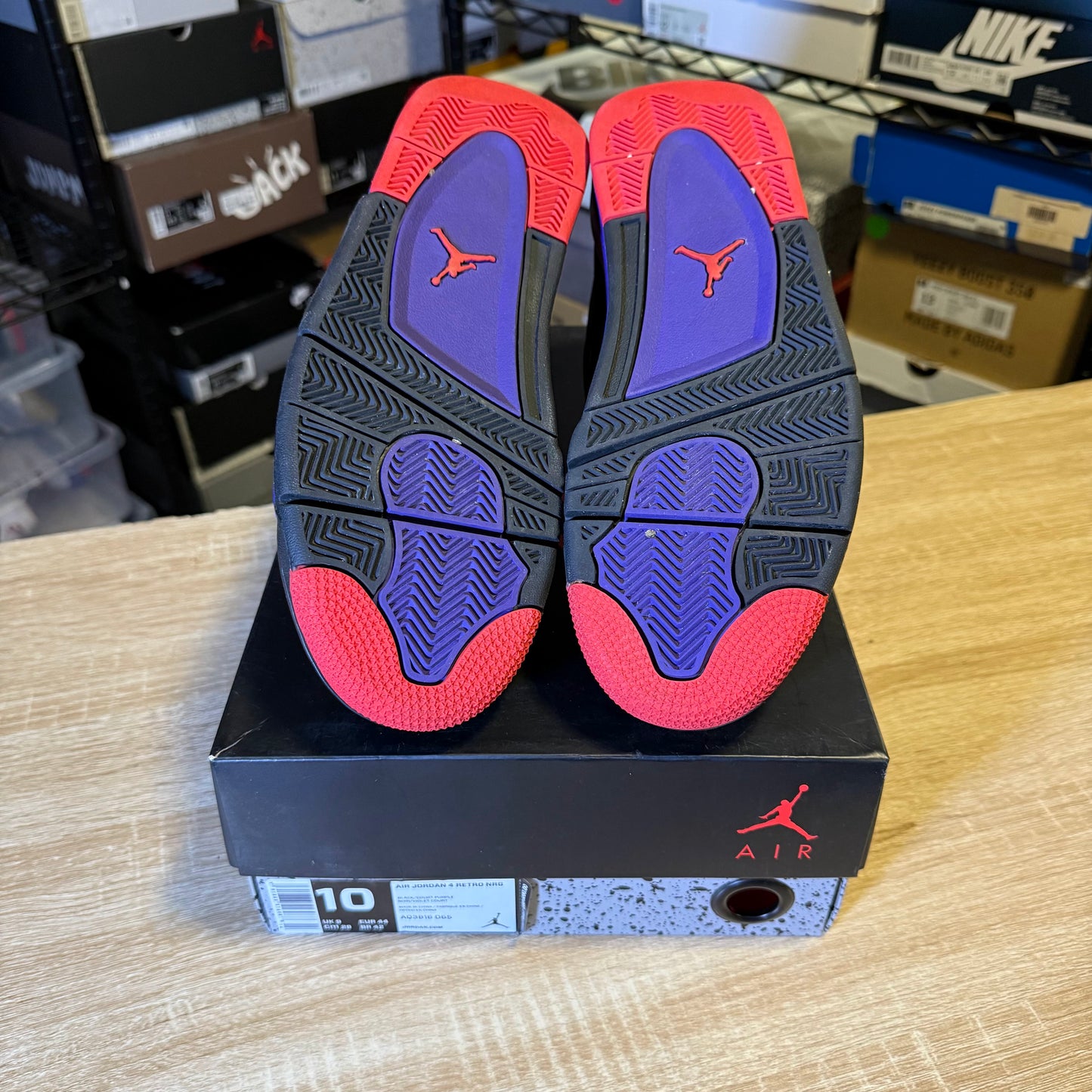 Size 10 - AJ 4 Retro NRG Raptors 2018