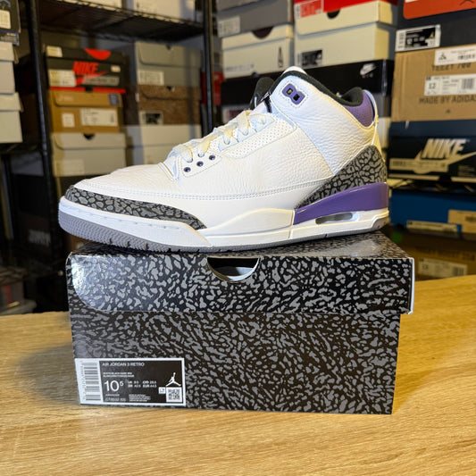 Size 10.5 - AJ 3 Dark Iris