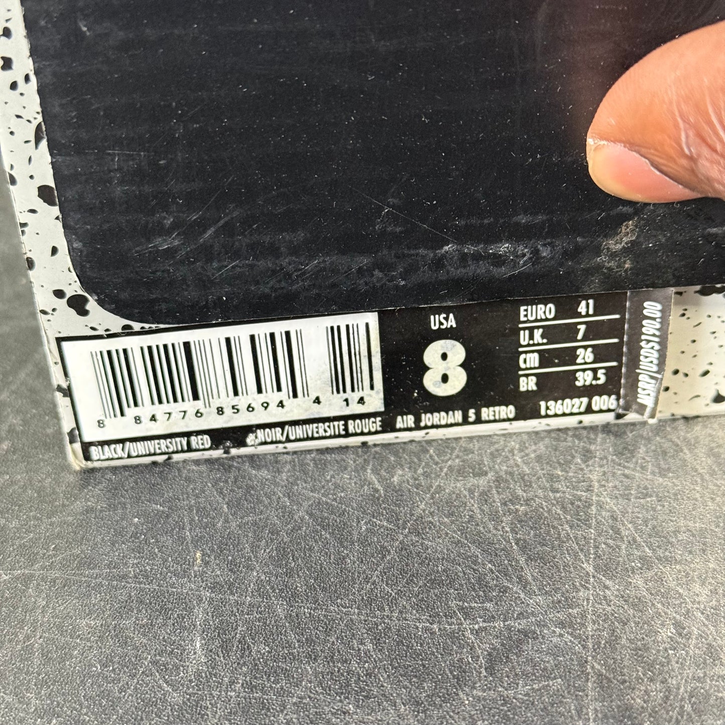 Size 8 - AJ 5 Satin Bred