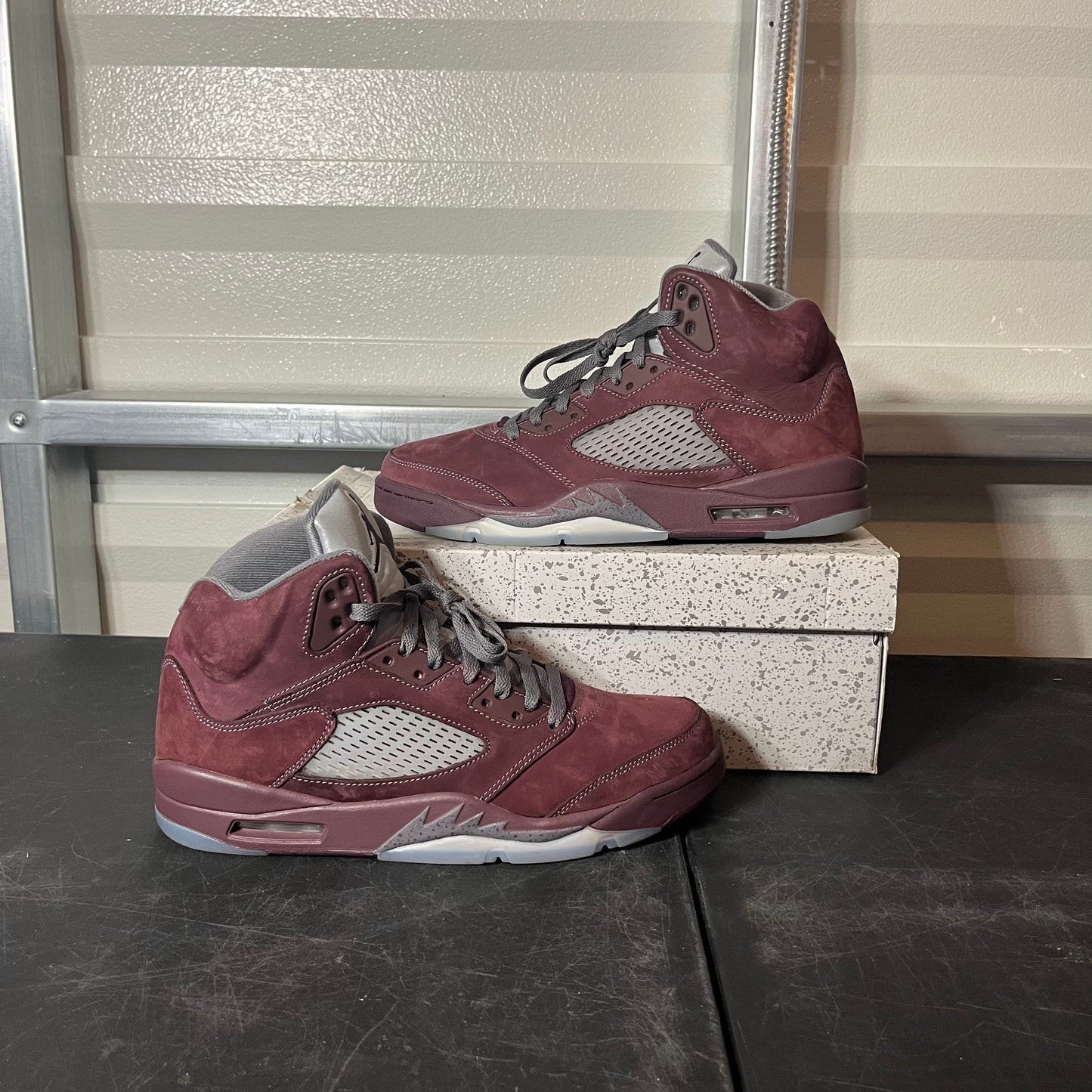 Size 10.5 - AJ 5 Burgundy