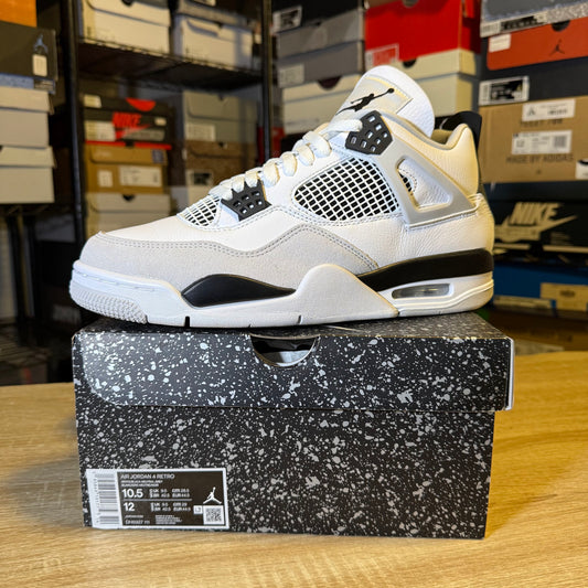 Size 10.5 - AJ 4 Military Black