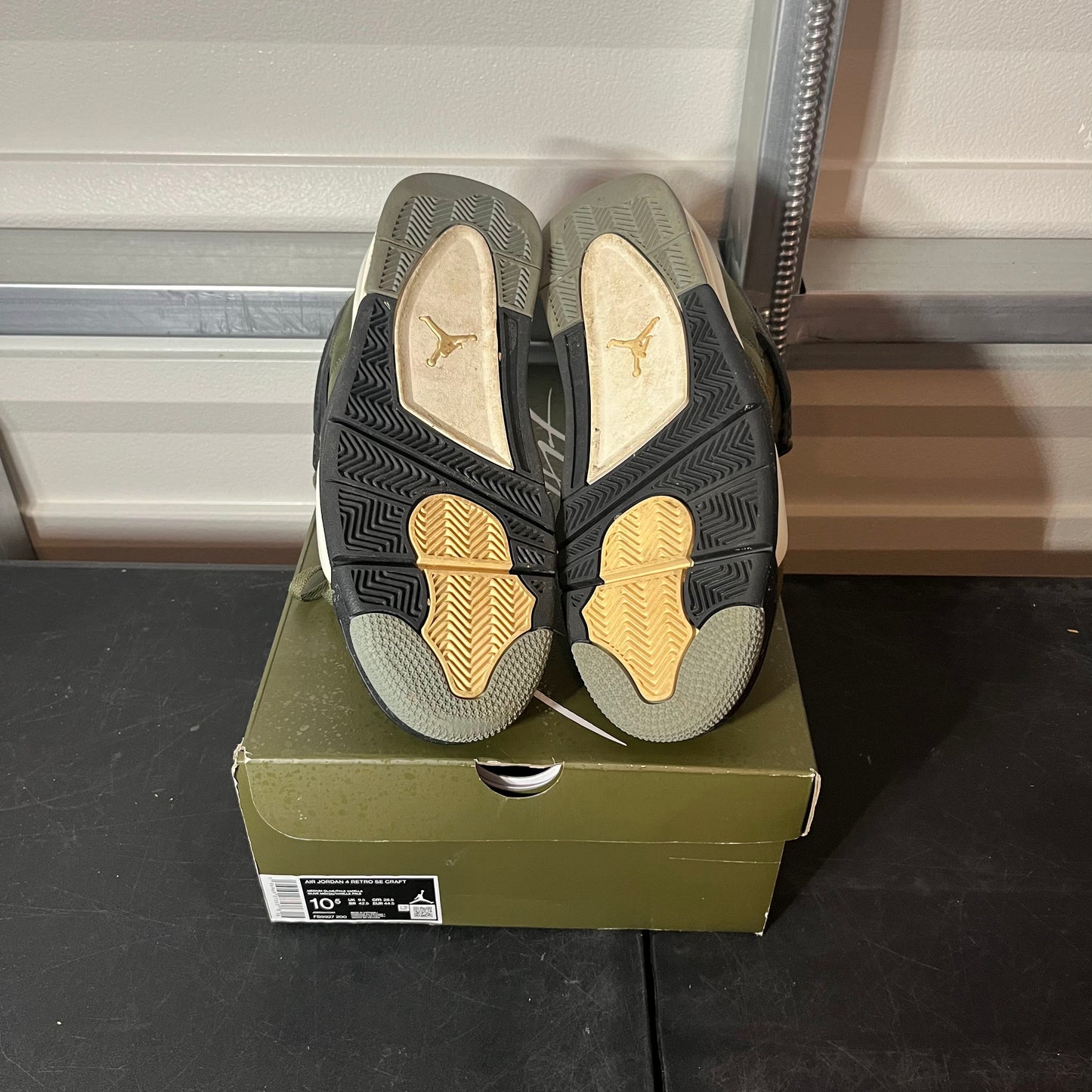 Size 10.5 - AJ 4 Craft Olive