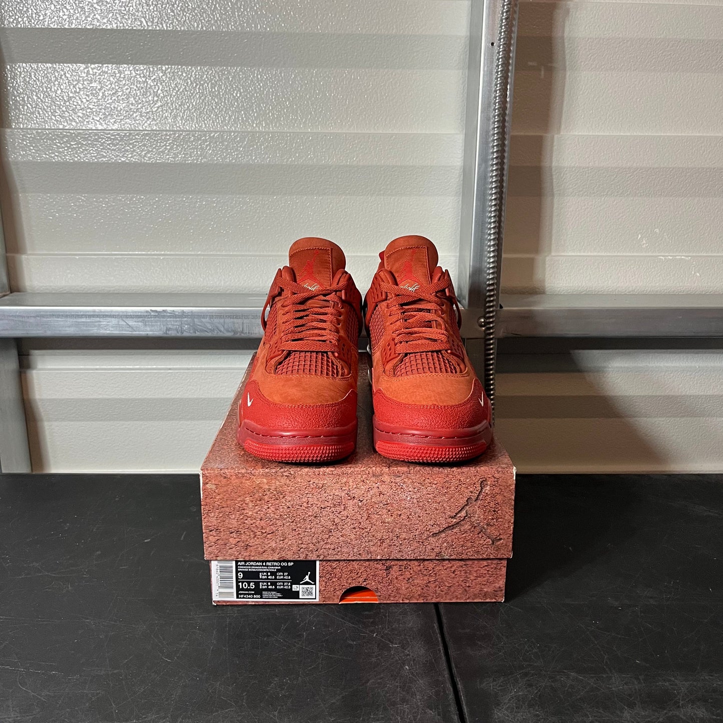 Size 9 - AJ 4 Brick by Brick