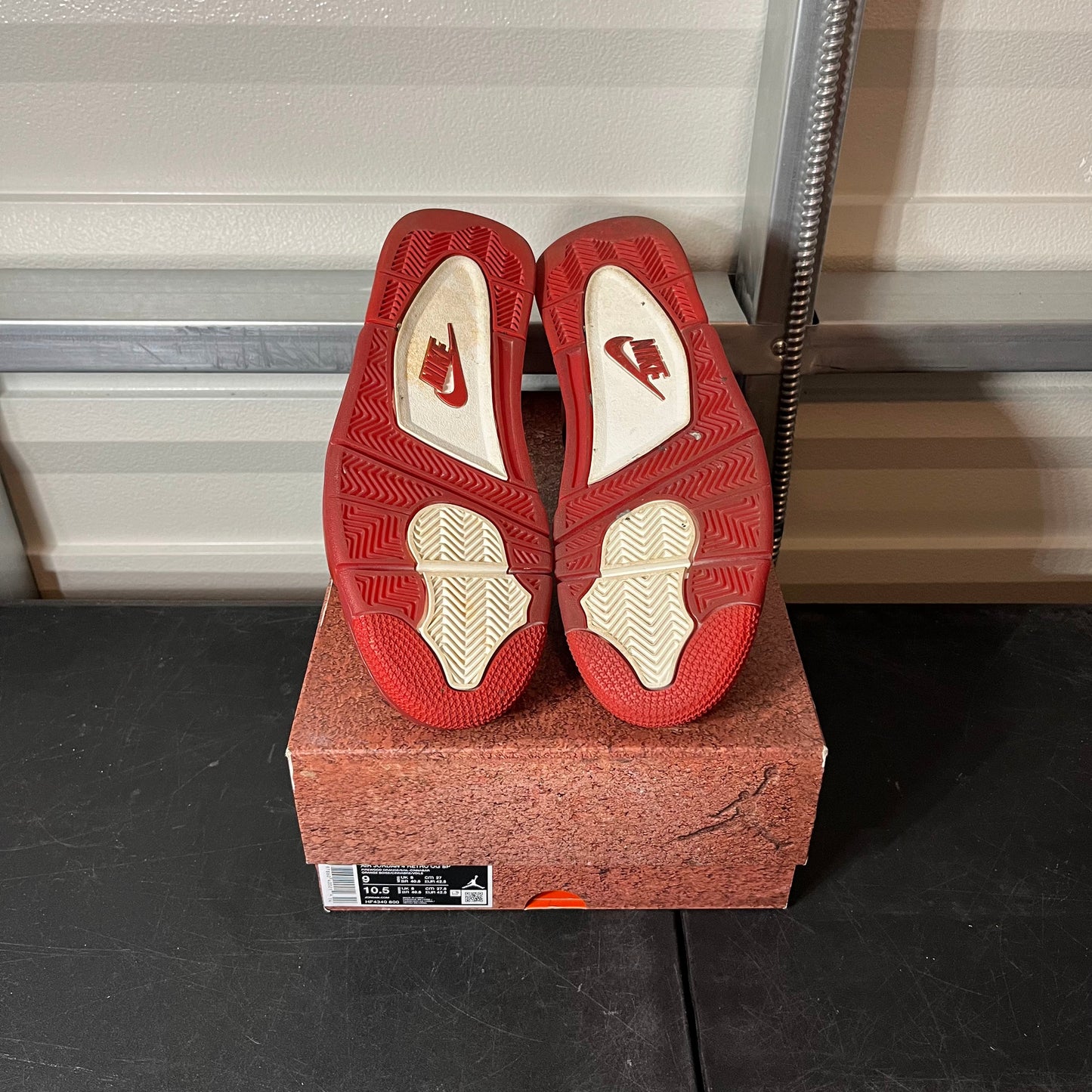 Size 9 - AJ 4 Brick by Brick