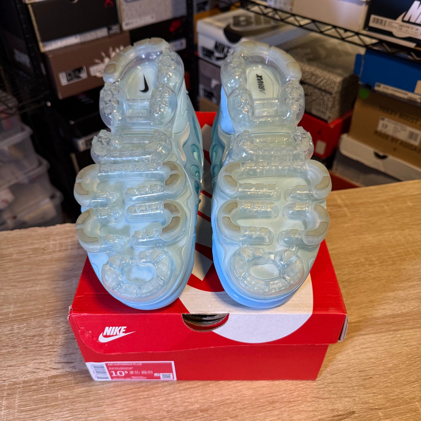 Size 10.5 - Air VaporMax Plus University Blue