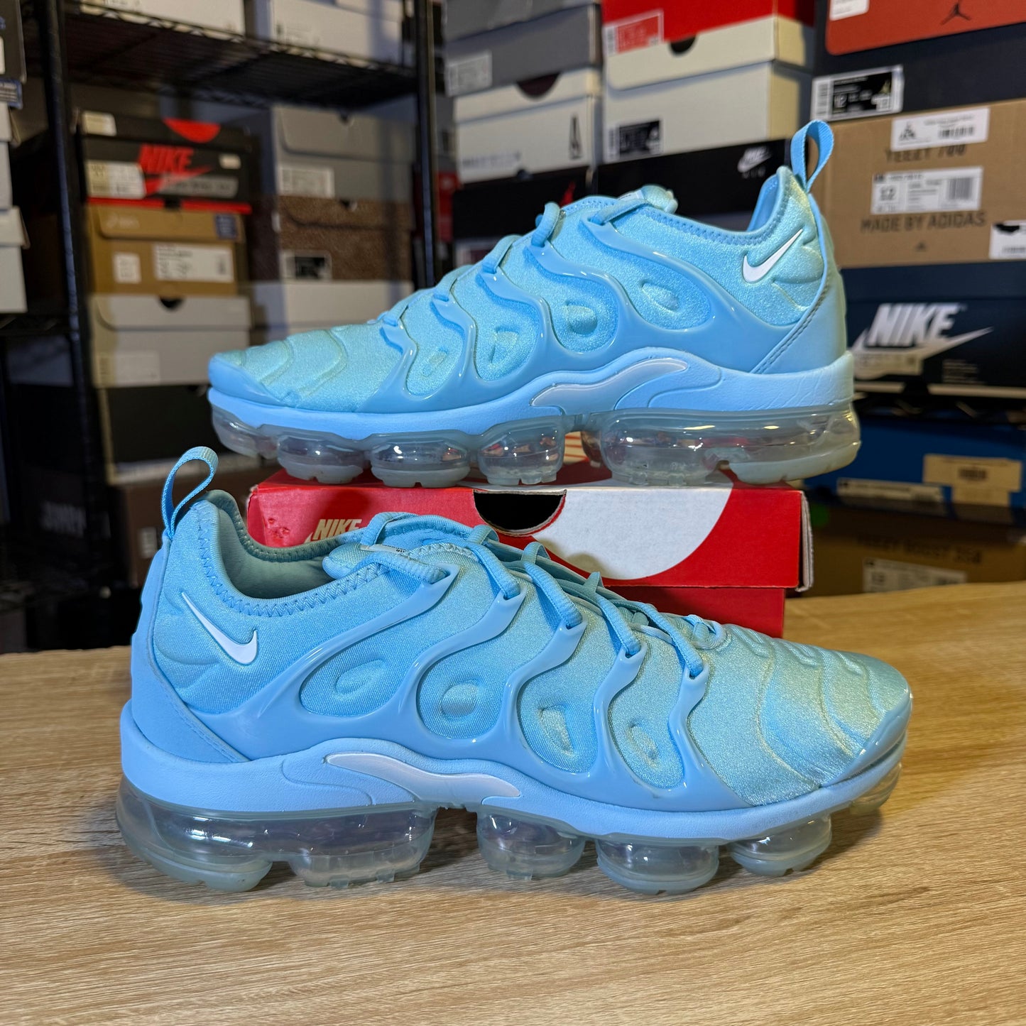 Size 10.5 - Air VaporMax Plus University Blue