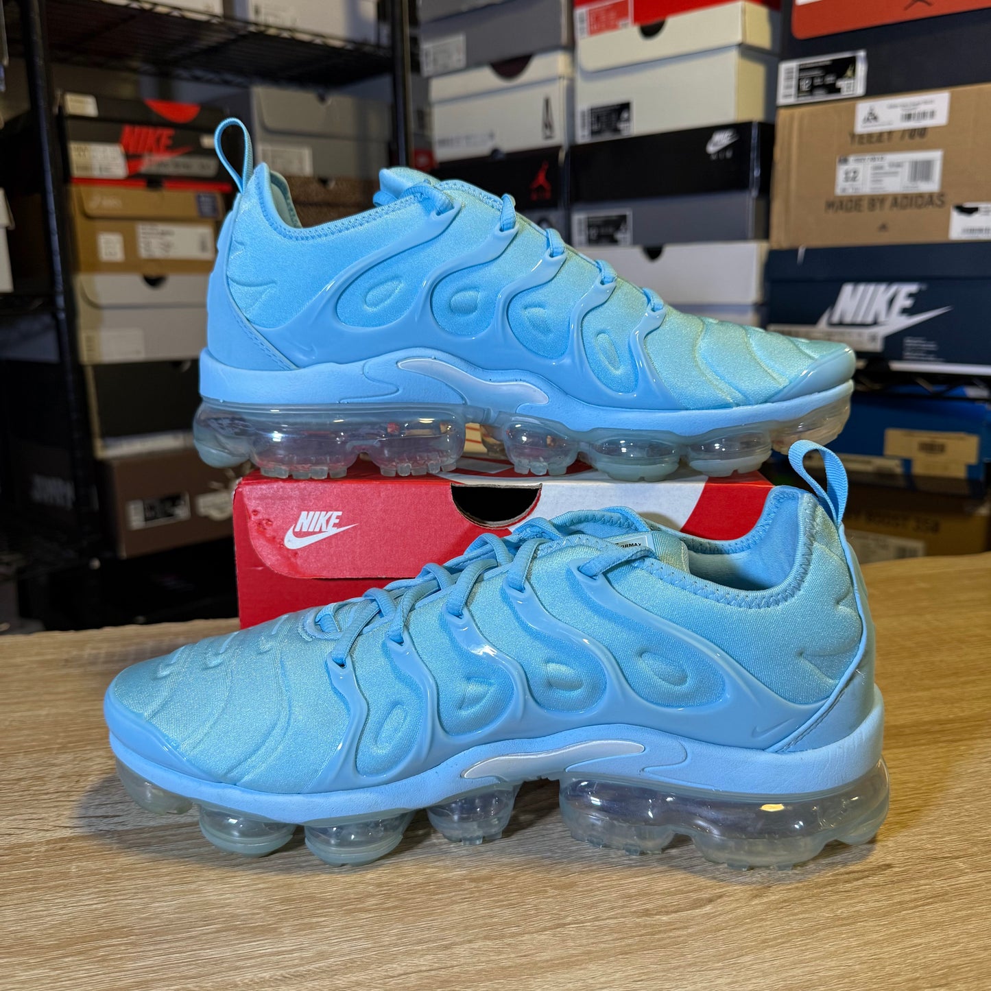 Size 10.5 - Air VaporMax Plus University Blue