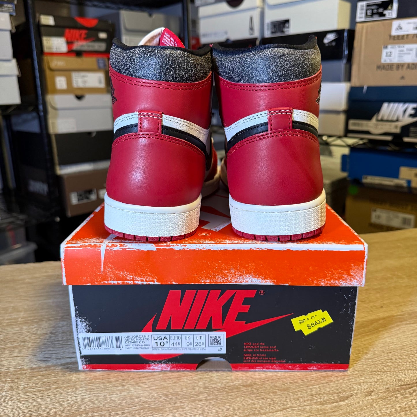 Size 10.5 - AJ 1 Chicago Lost And Found