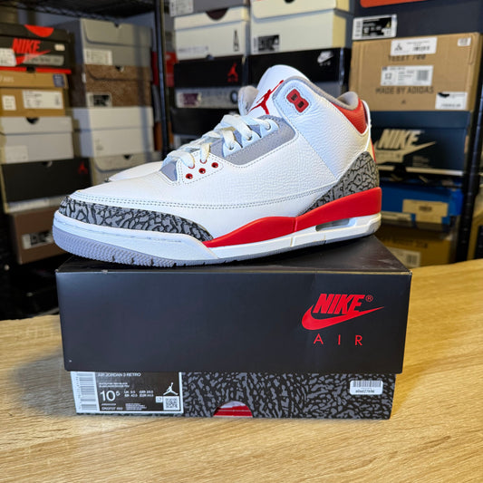 Size 10.5 - AJ 3 Fire Red