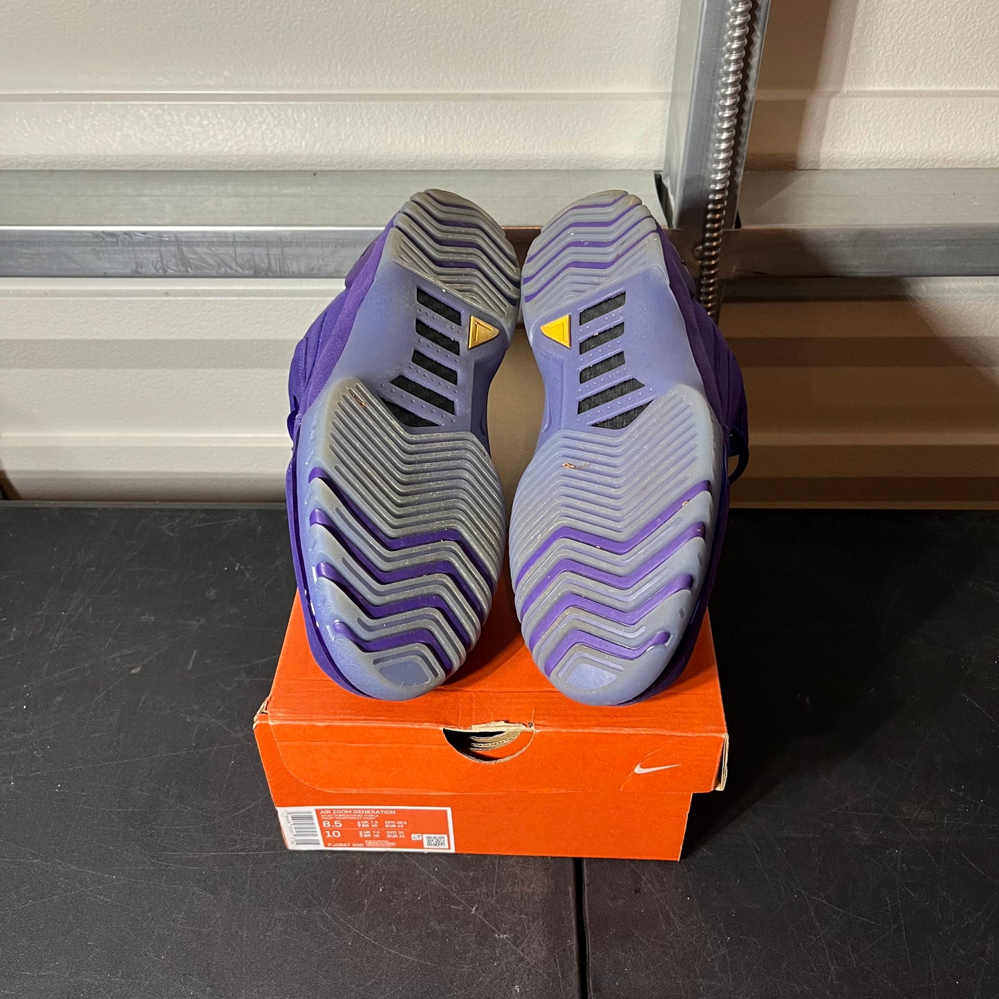 Size 8.5 - LeBron Air Zoom Court Purple
