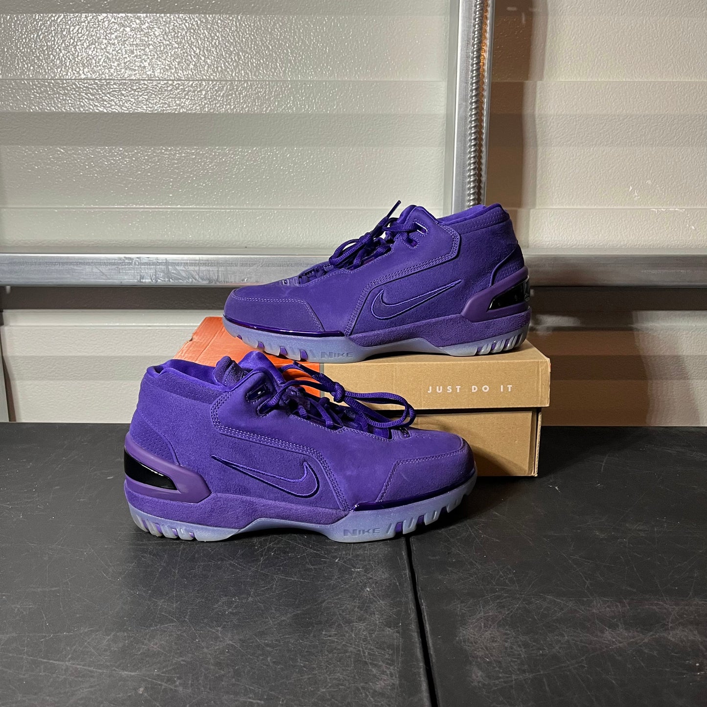 Size 8.5 - LeBron Air Zoom Court Purple