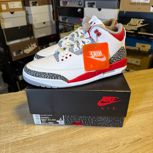 Size 10.5 - AJ 3 Fire Red