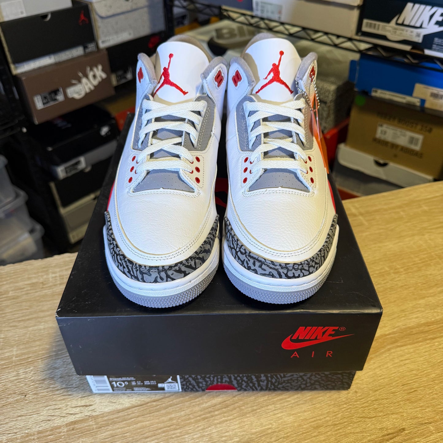 Size 10.5 - AJ 3 Fire Red