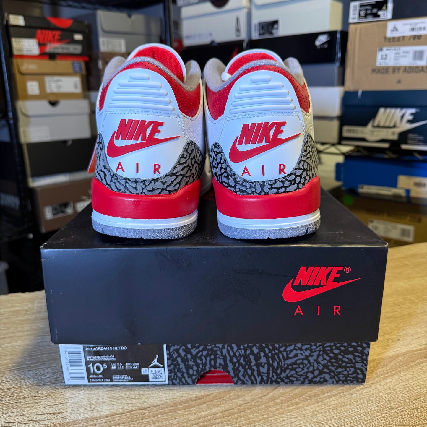Size 10.5 - AJ 3 Fire Red