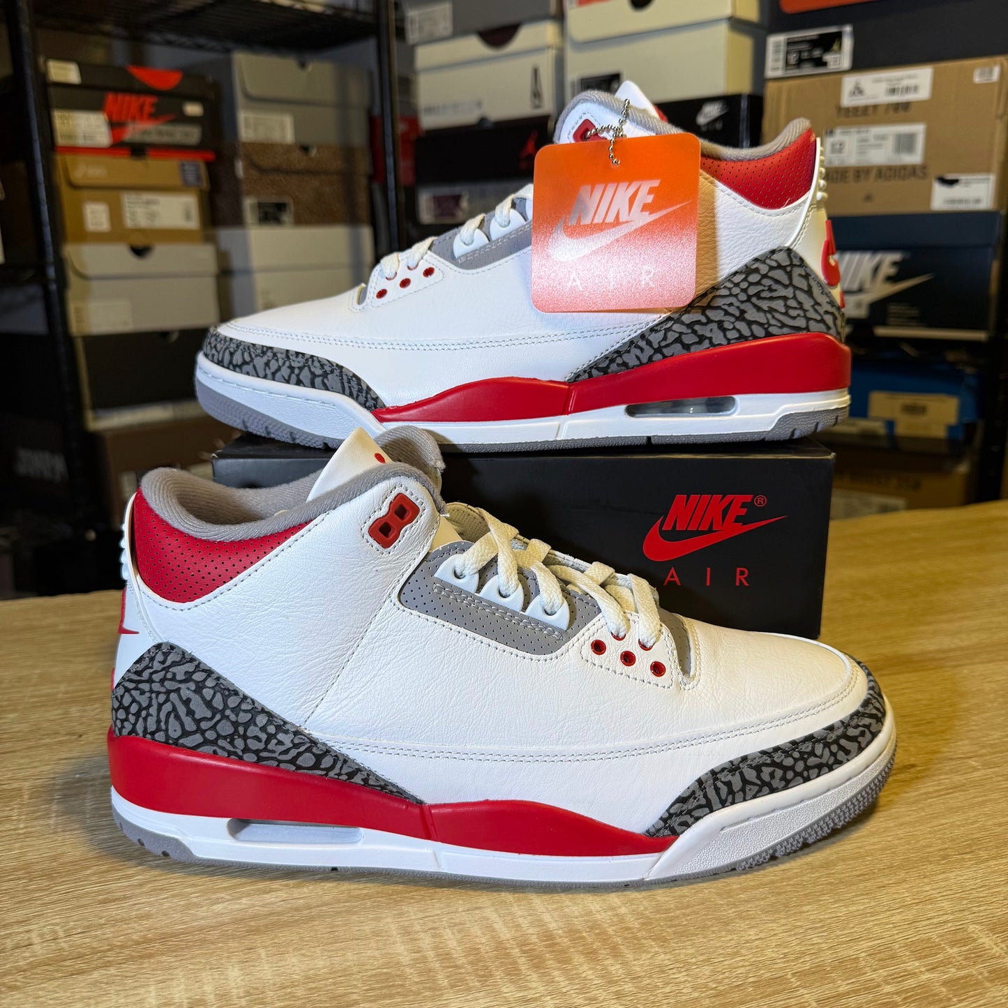 Size 10.5 - AJ 3 Fire Red