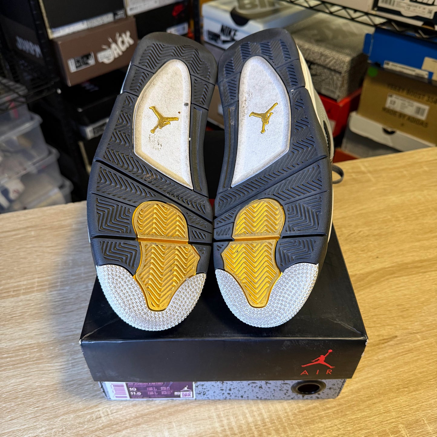Size 10 - AJ 4 Cool Grey