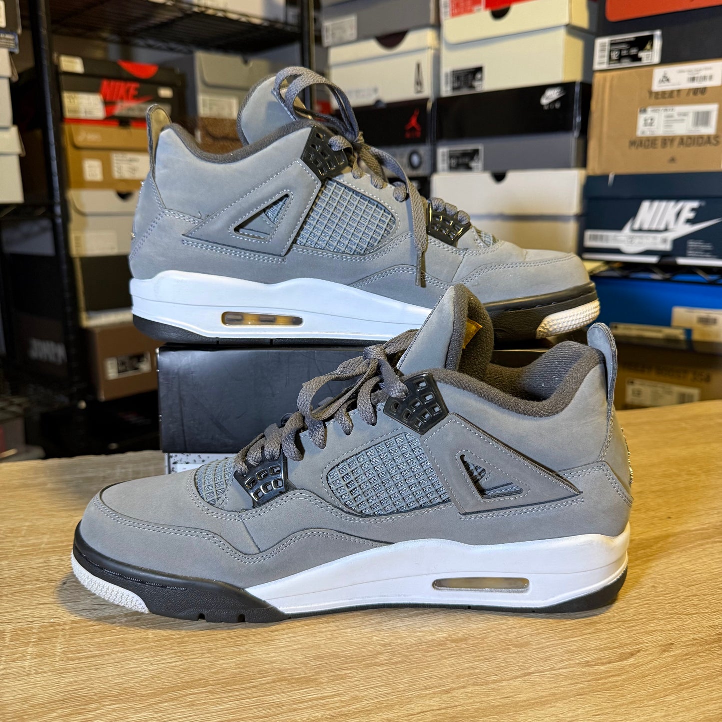 Size 10 - AJ 4 Cool Grey
