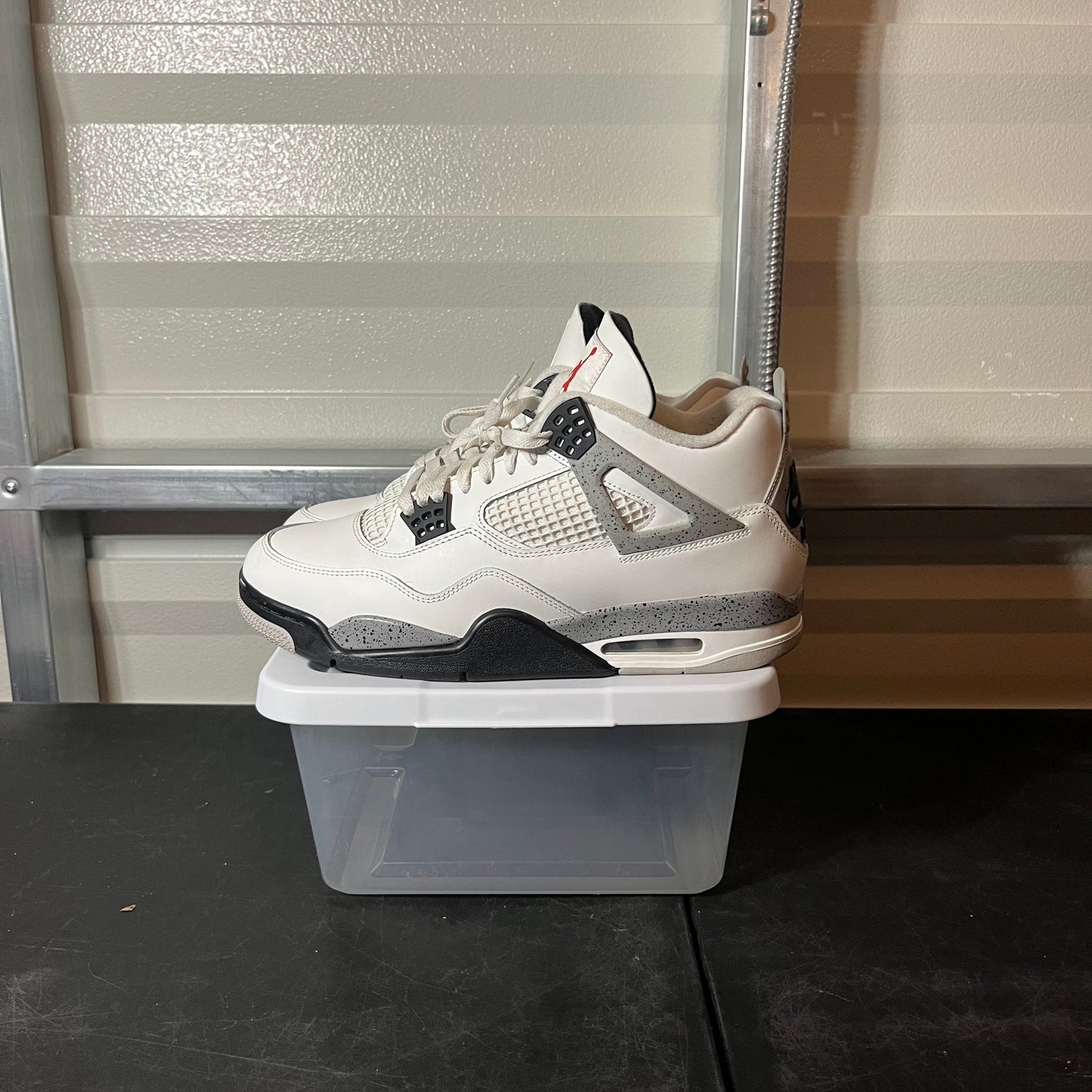 Size 12 - AJ 4 White Cement