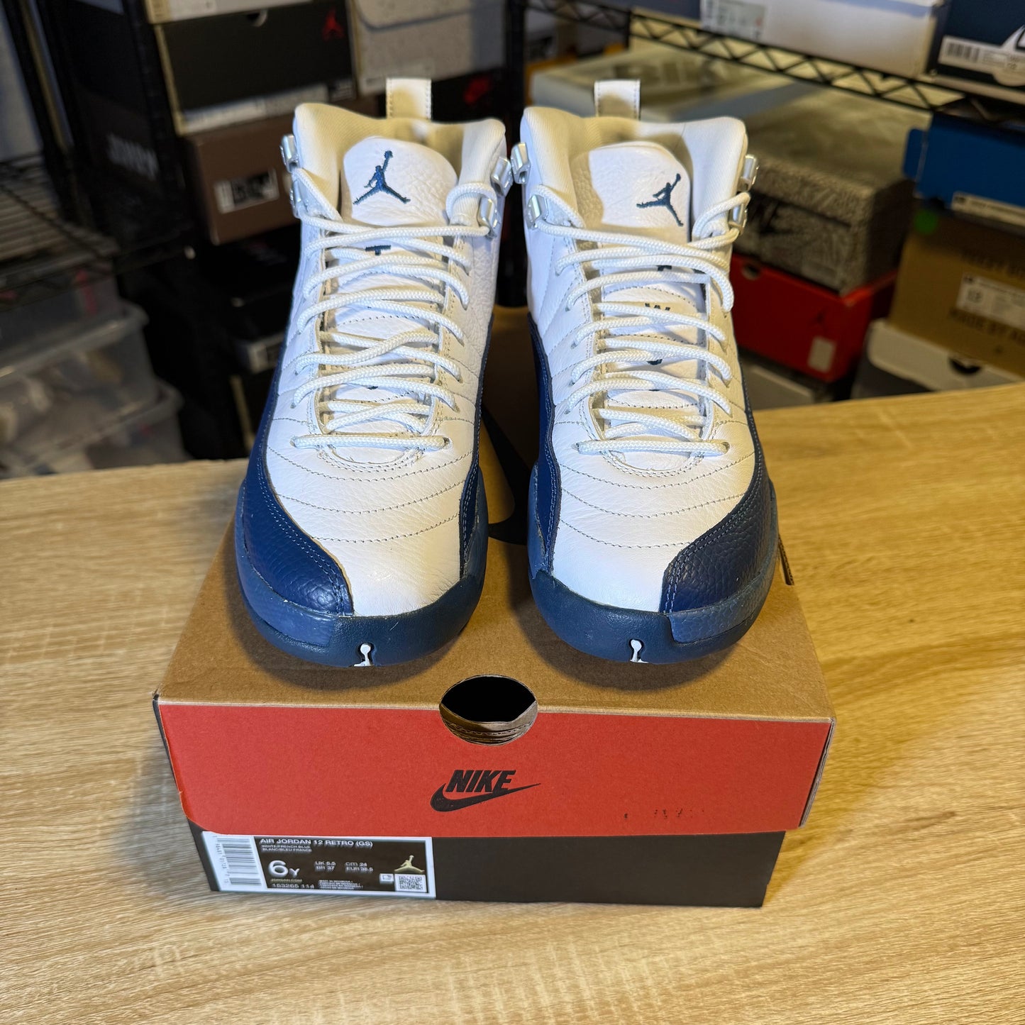 Size 6Y - AJ 12 French Blue