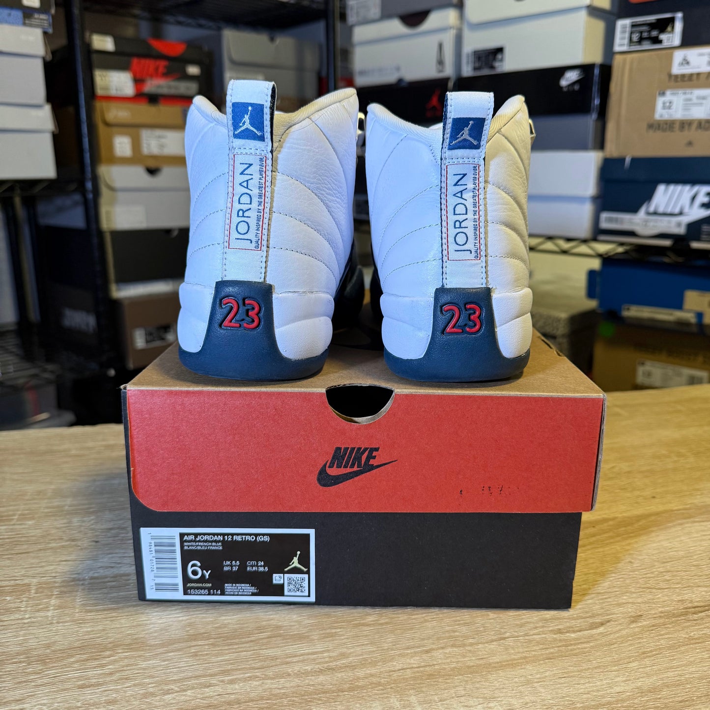 Size 6Y - AJ 12 French Blue