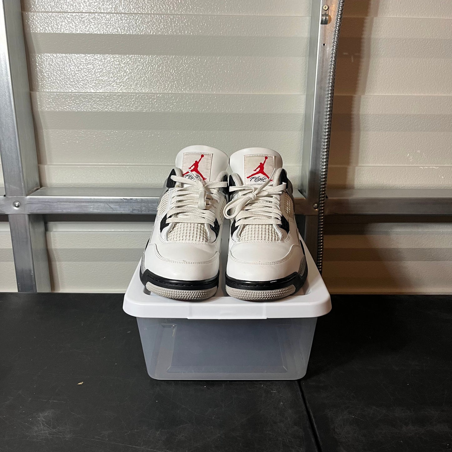 Size 12 - AJ 4 White Cement