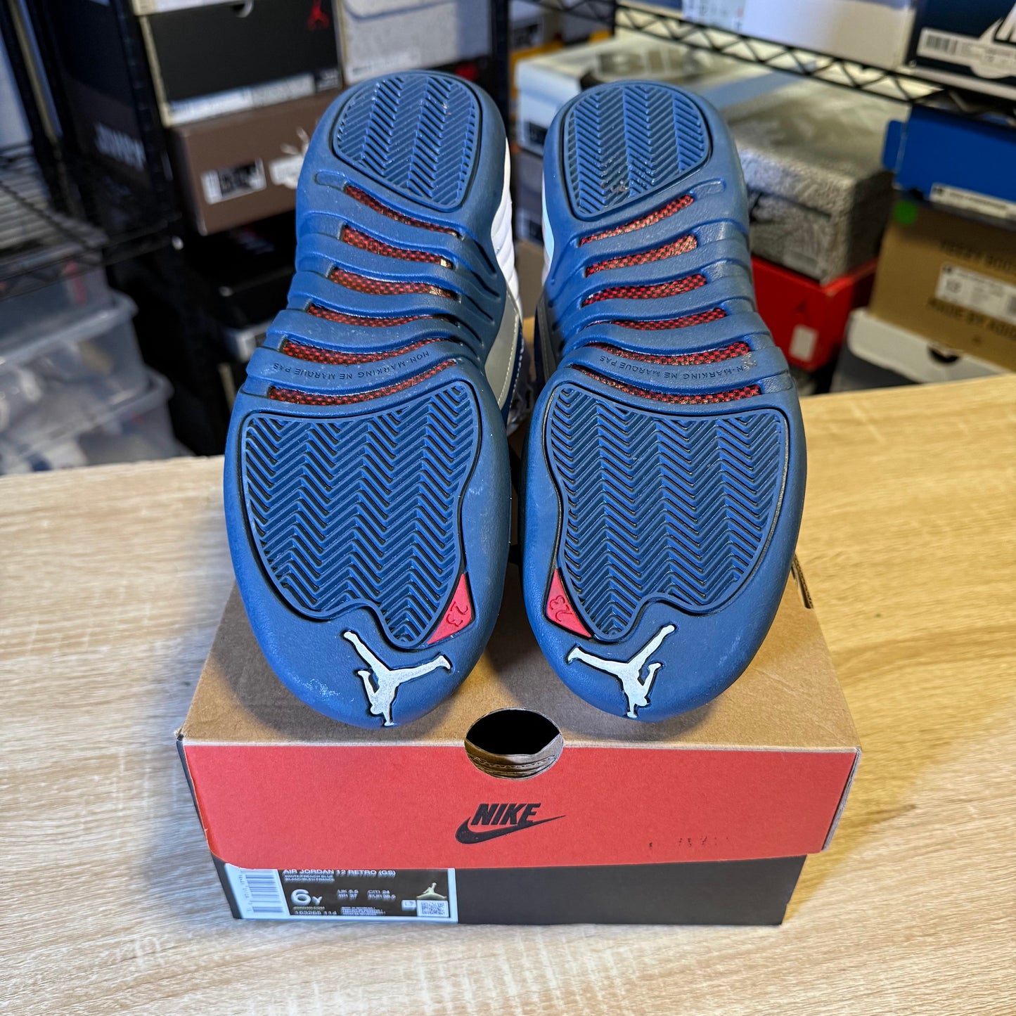 Size 6Y - AJ 12 French Blue