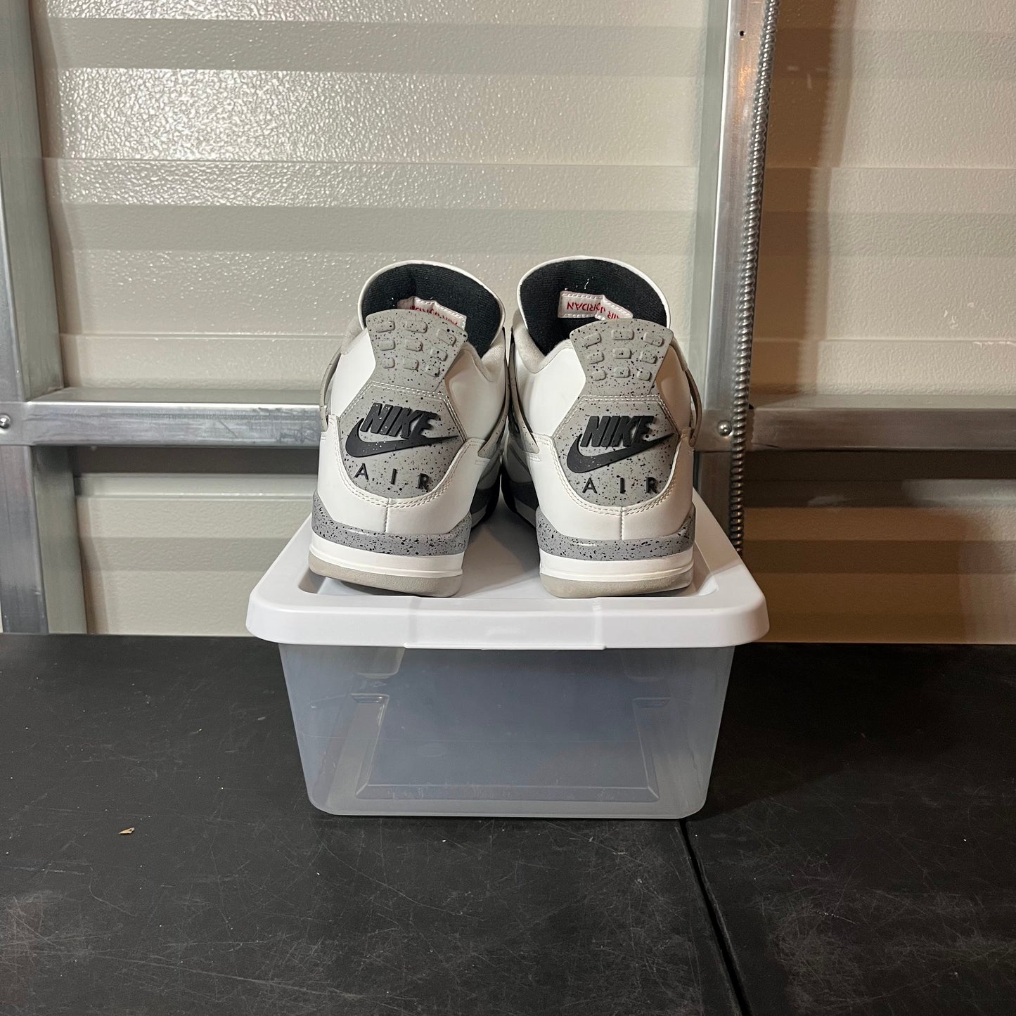 Size 12 - AJ 4 White Cement