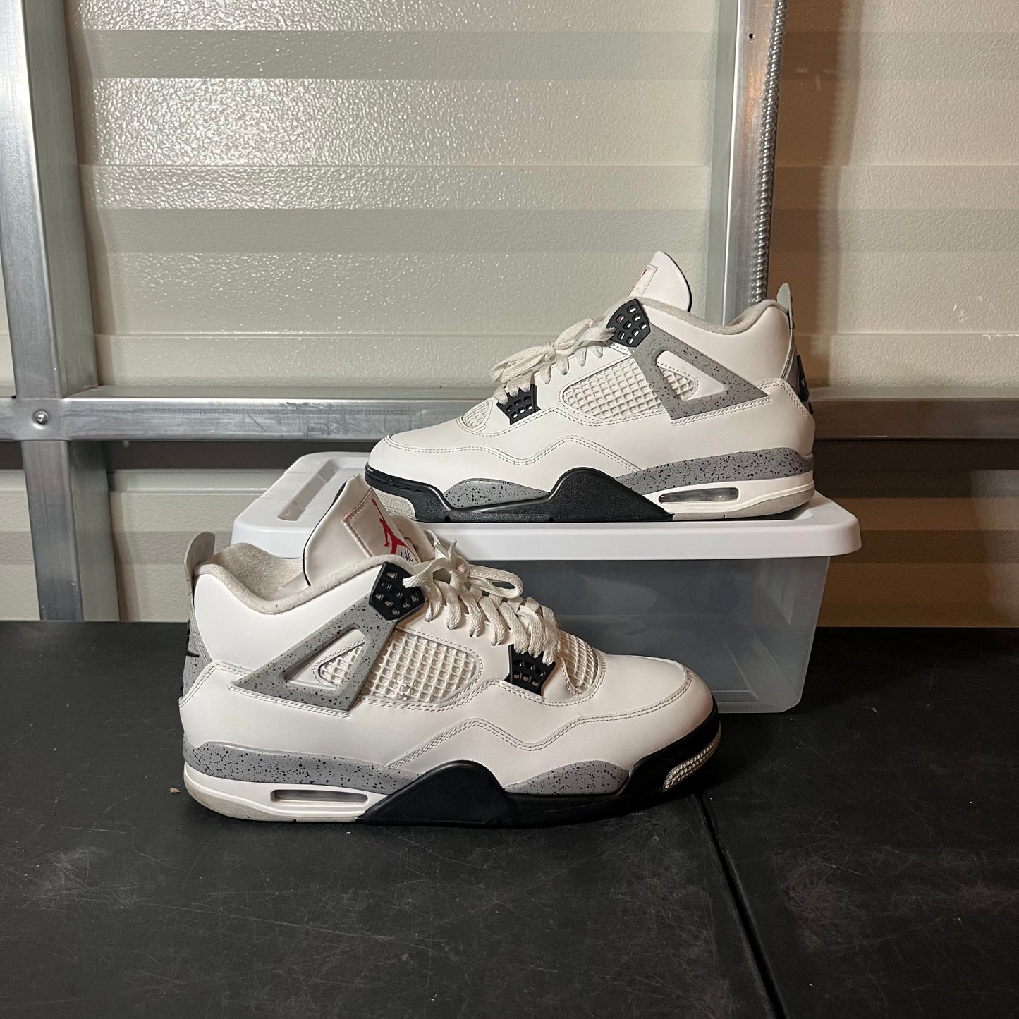 Size 12 - AJ 4 White Cement