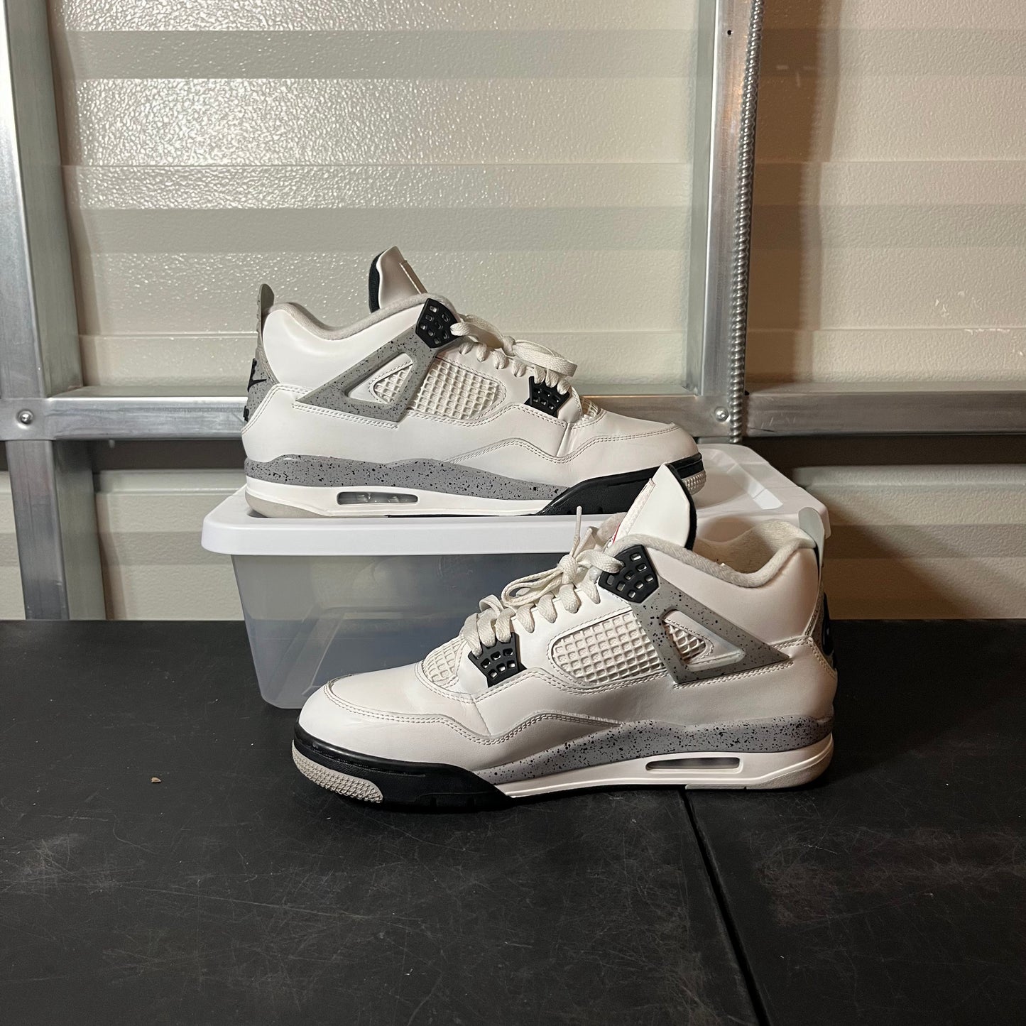 Size 12 - AJ 4 White Cement