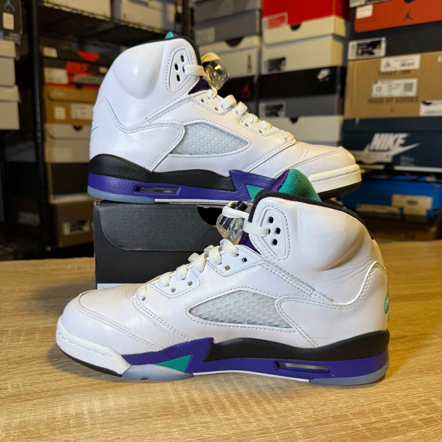 Size 6Y - AJ 5 Grape