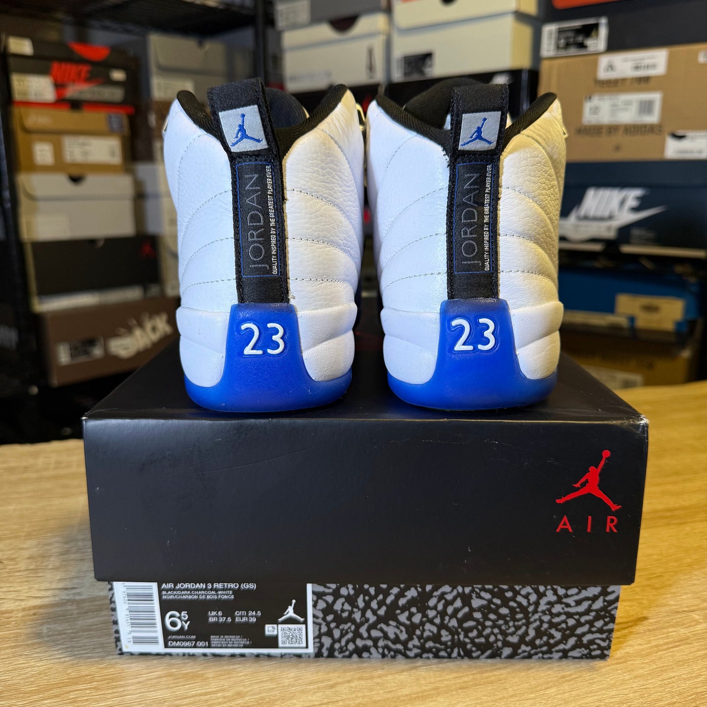 Size 6Y - AJ 12 Blueberry
