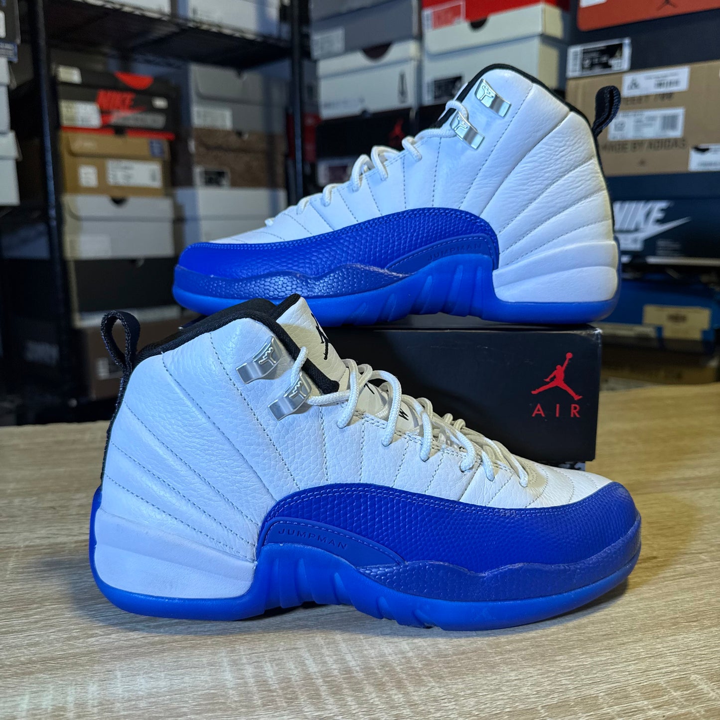 Size 6Y - AJ 12 Blueberry