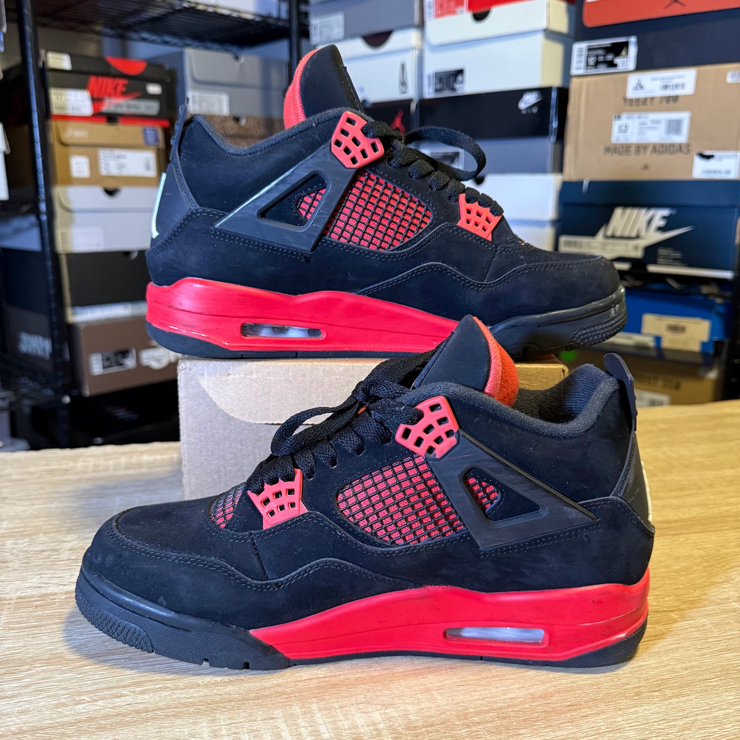 Size 10 - AJ 4 Red Thunder