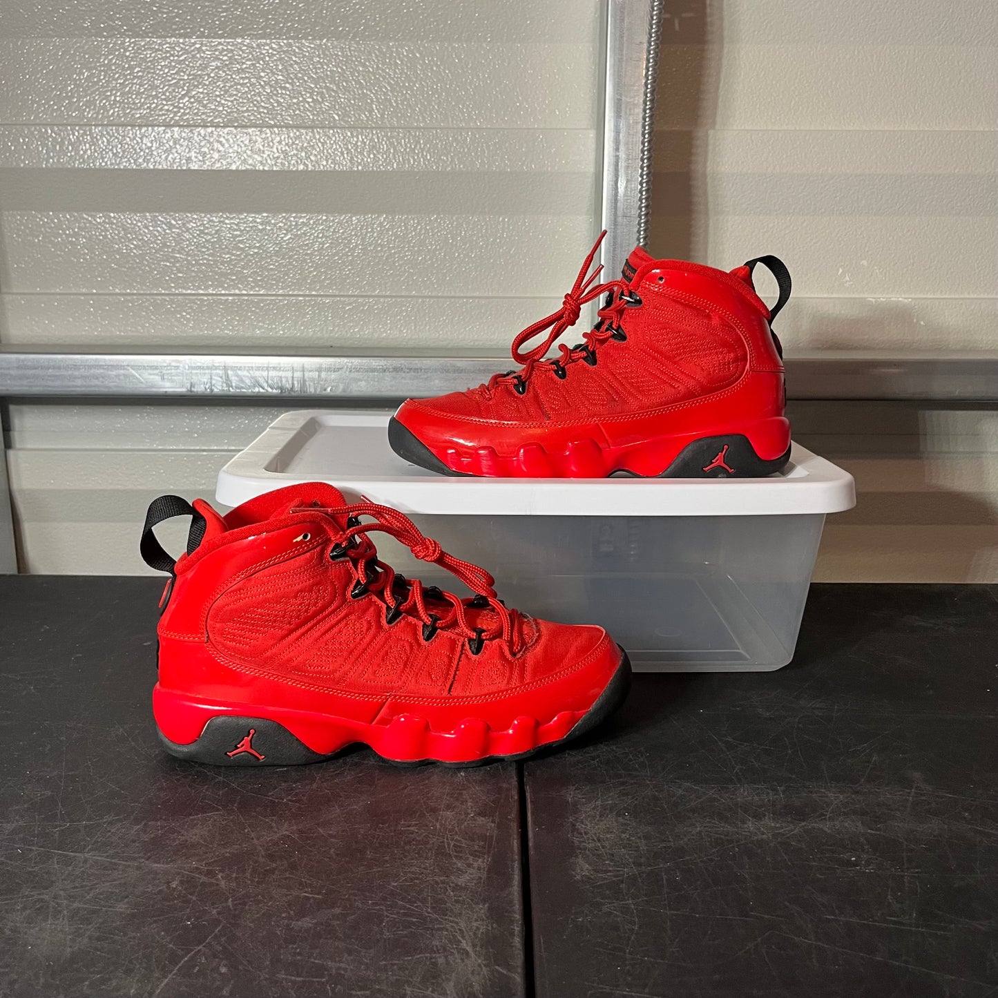 Size 7Y - AJ 9 Chile Red
