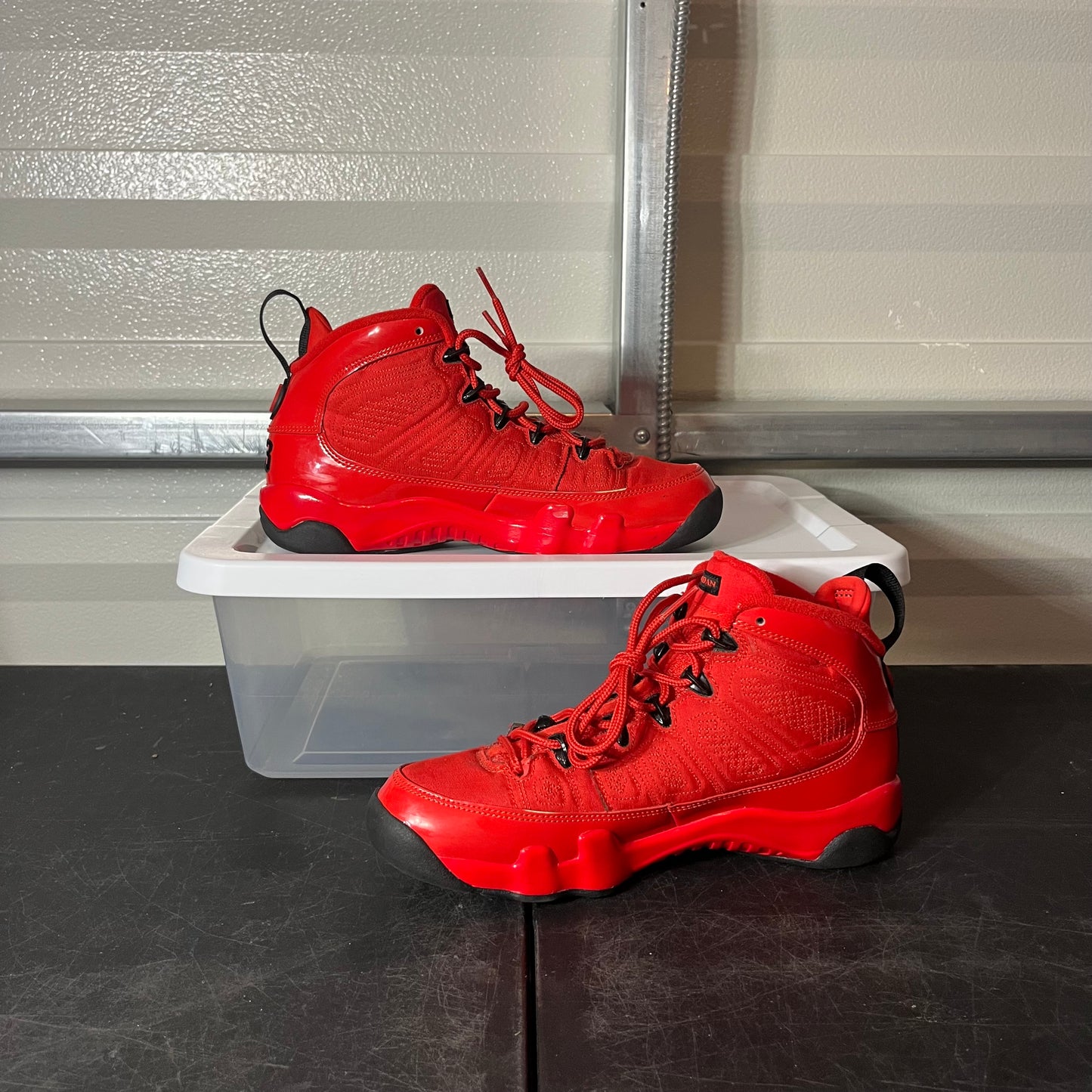 Size 7Y - AJ 9 Chile Red