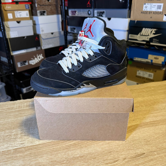 Size 5Y - AJ 5 Reimagined Black Metallic