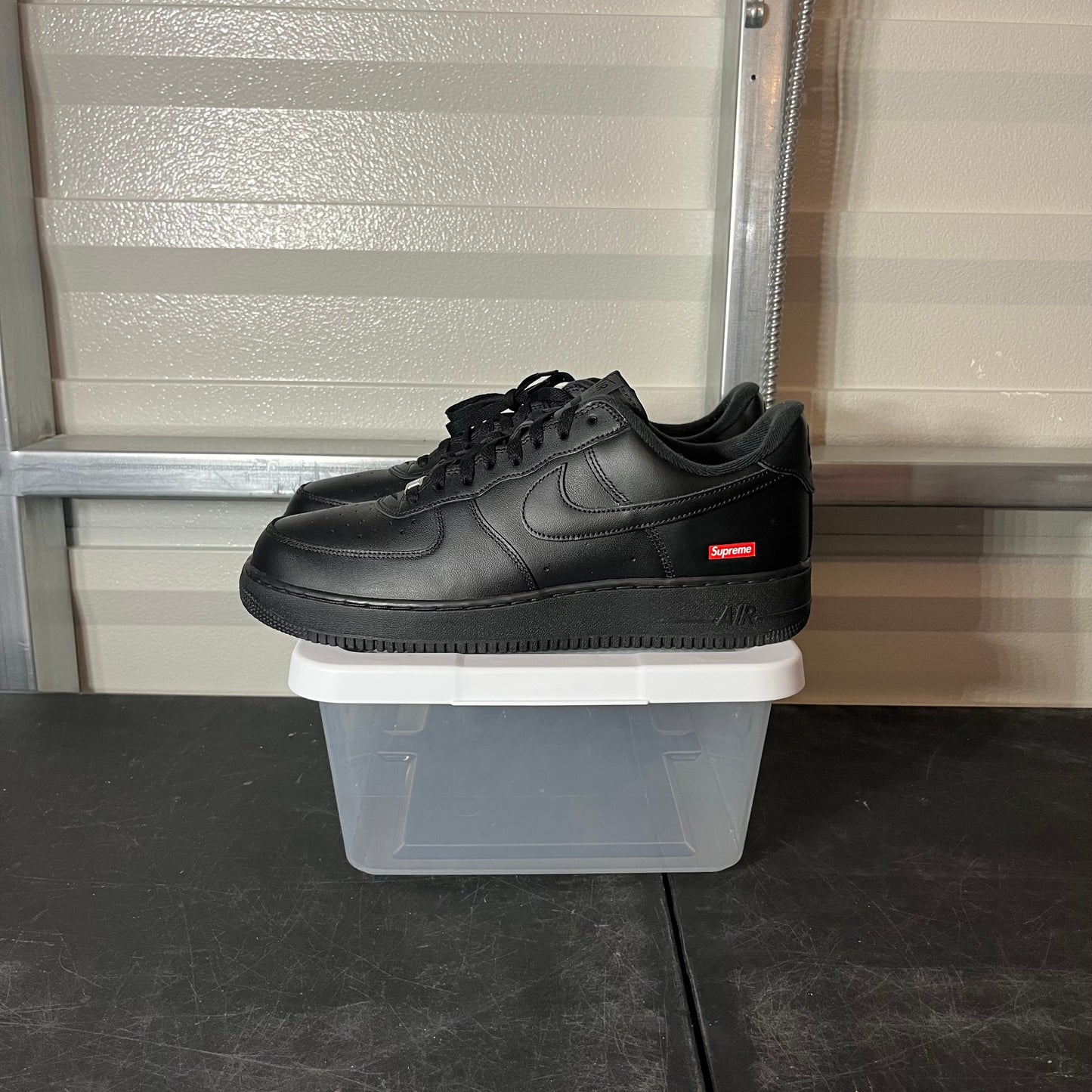 Size 13 - AF 1 Black Supreme