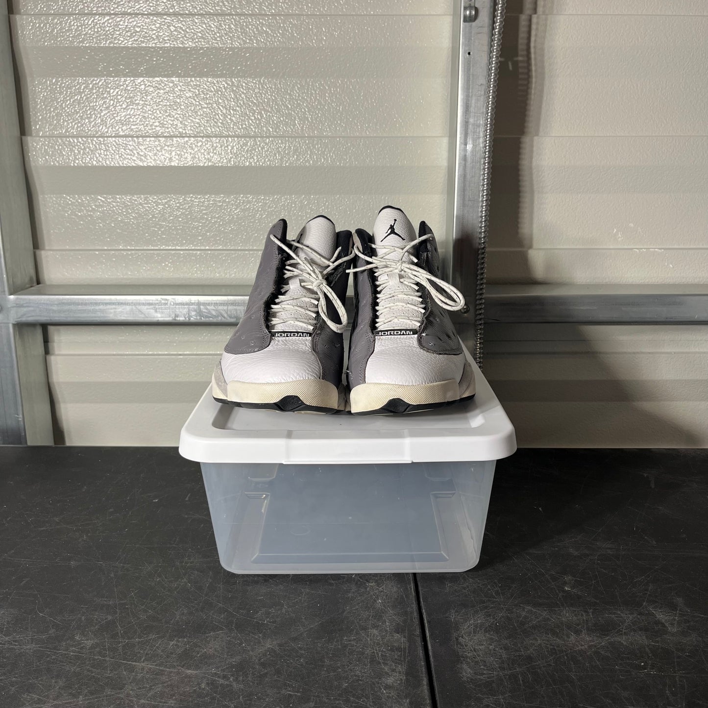 Size 12 - AJ 13 Grey/Black