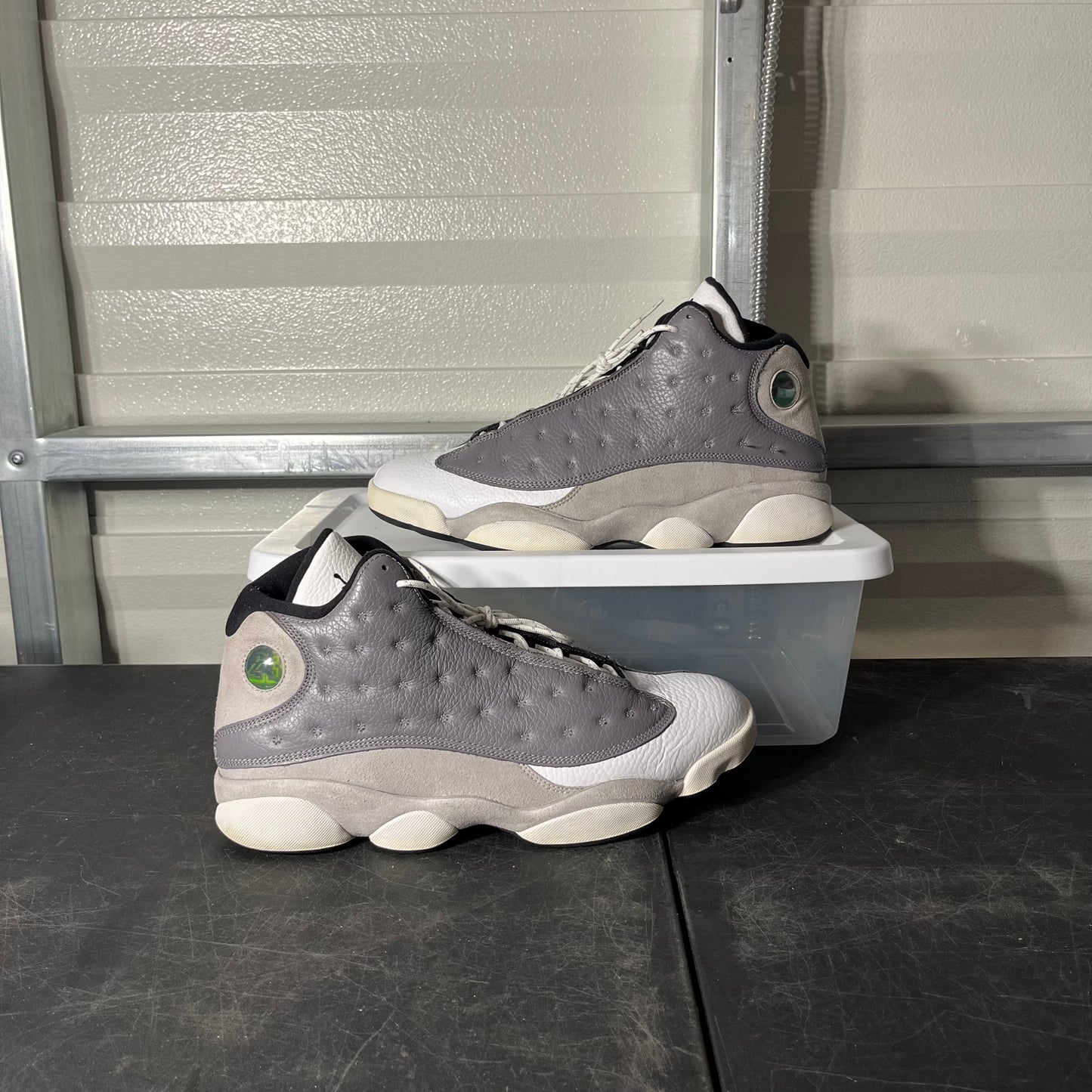 Size 12 - AJ 13 Grey/Black